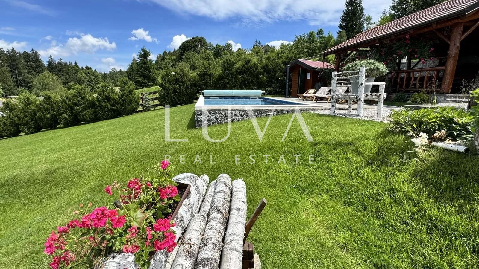 Kupjak, Gorski Kotar, house with pool and beautiful view for sale