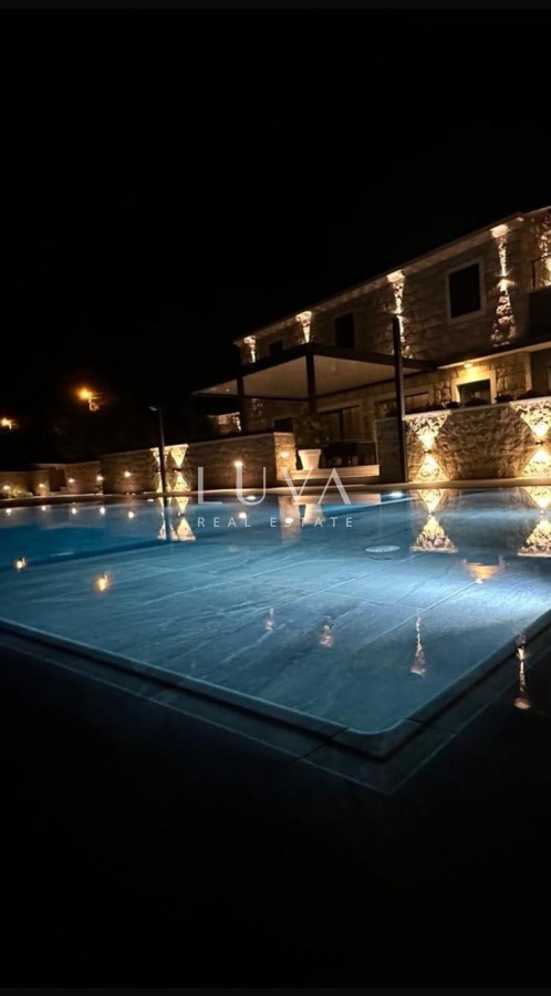 Dubrovnik, Brsečine, luxury stone villa with pool and sea view, 250 m²