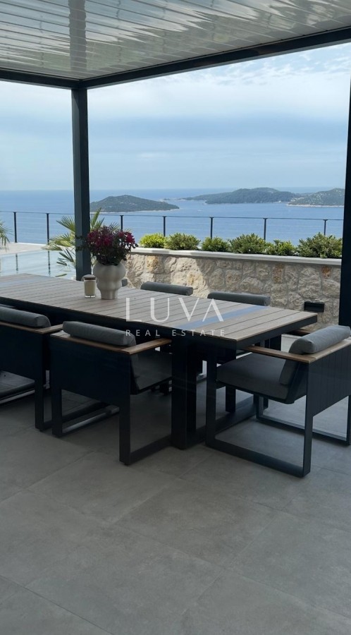 Dubrovnik, Brsečine, luxury stone villa with pool and sea view, 250 m²