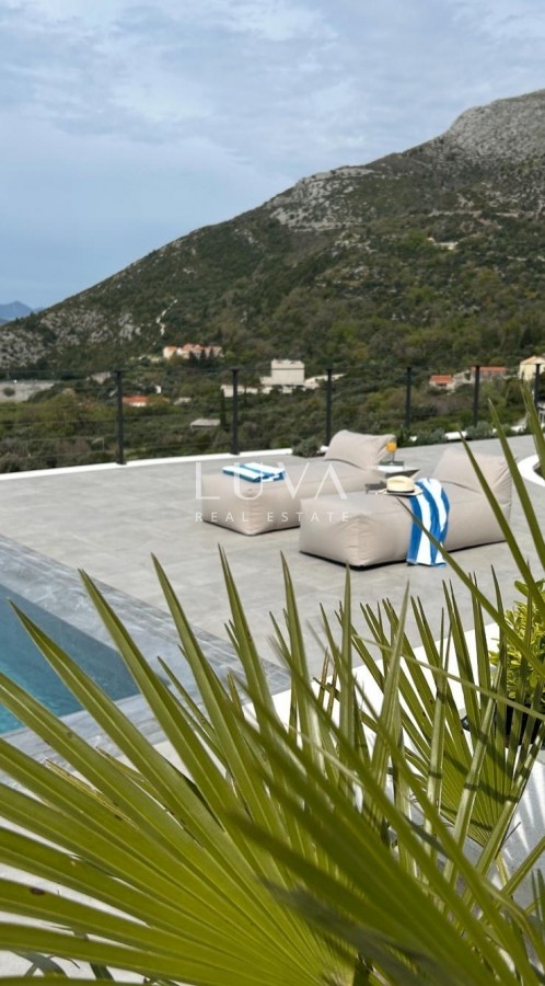 Dubrovnik, Brsečine, luxury stone villa with pool and sea view, 250 m²