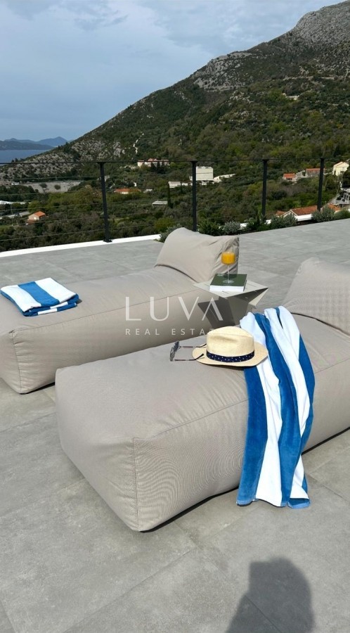 Dubrovnik, Brsečine, luxury stone villa with pool and sea view, 250 m²