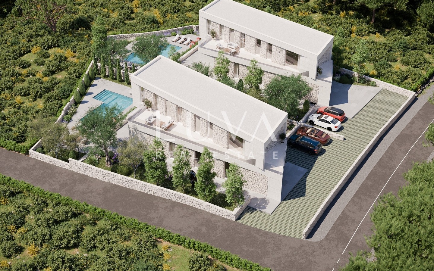 Trogir, Sevid, luxury villa 252m2, by the sea for sale