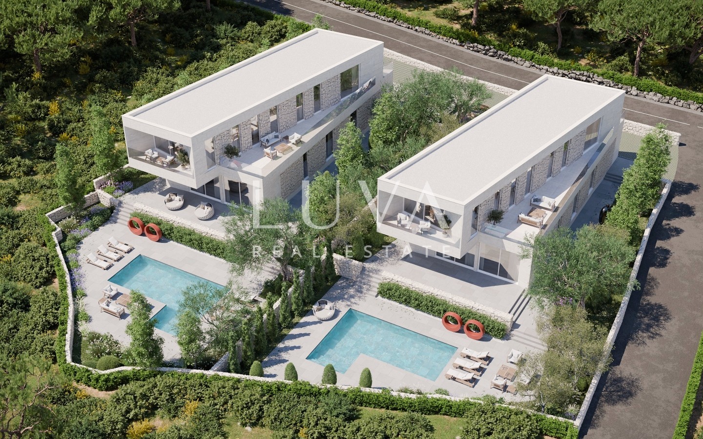 Trogir, Sevid, luxury villa 252m2, by the sea for sale