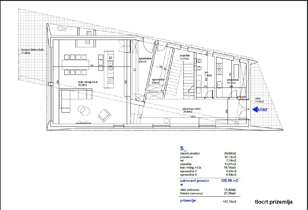 Trogir, Sevid, luxury villa 252m2, by the sea for sale