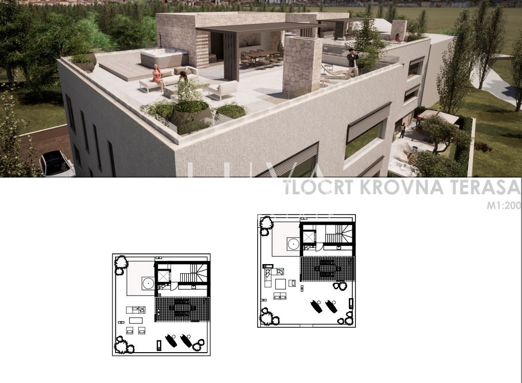Zadar, Kožino, 1,585 m² building plot with permits, close to the sea