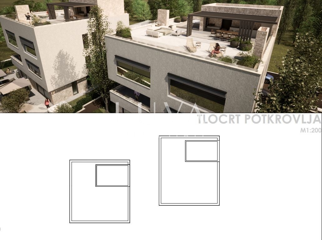 Zadar, Kožino, 1,585 m² building plot with permits, close to the sea