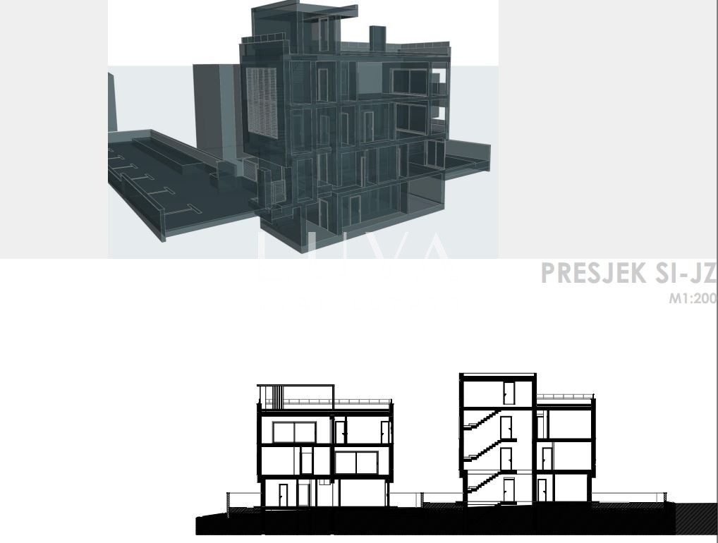 Zadar, Kožino, 1,585 m² building plot with permits, close to the sea
