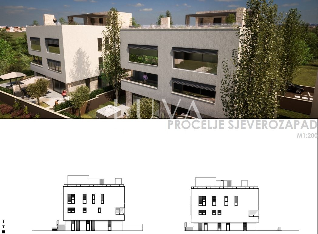 Zadar, Kožino, 1,585 m² building plot with permits, close to the sea