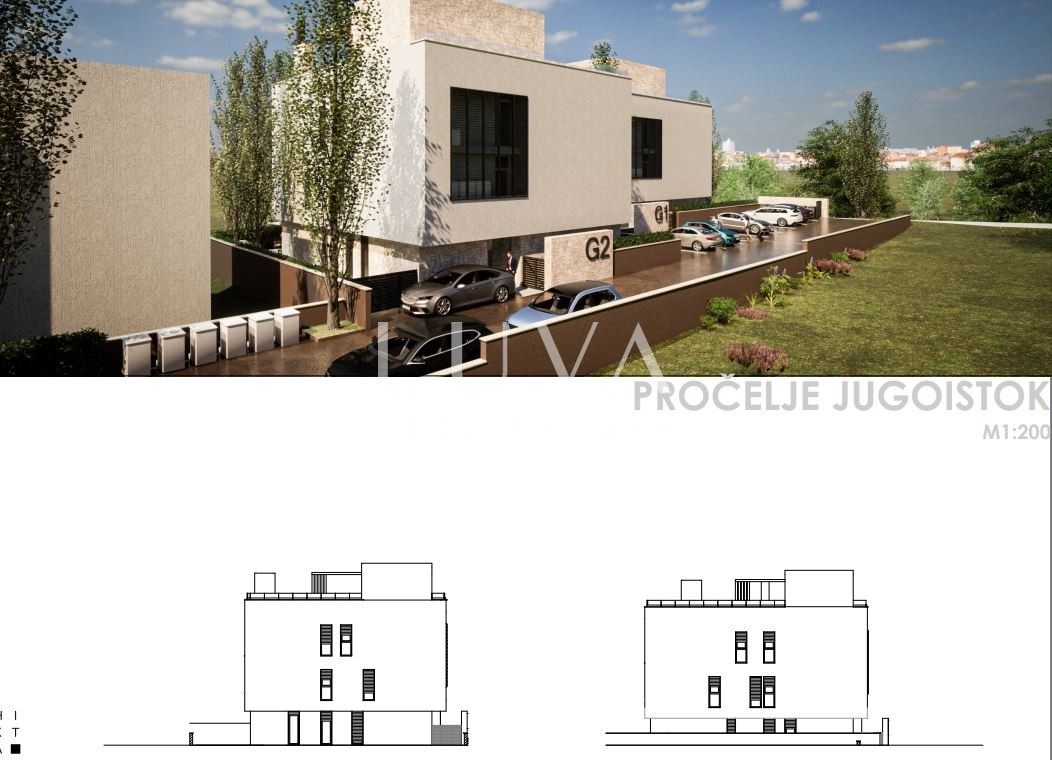 Zadar, Kožino, 1,585 m² building plot with permits, close to the sea