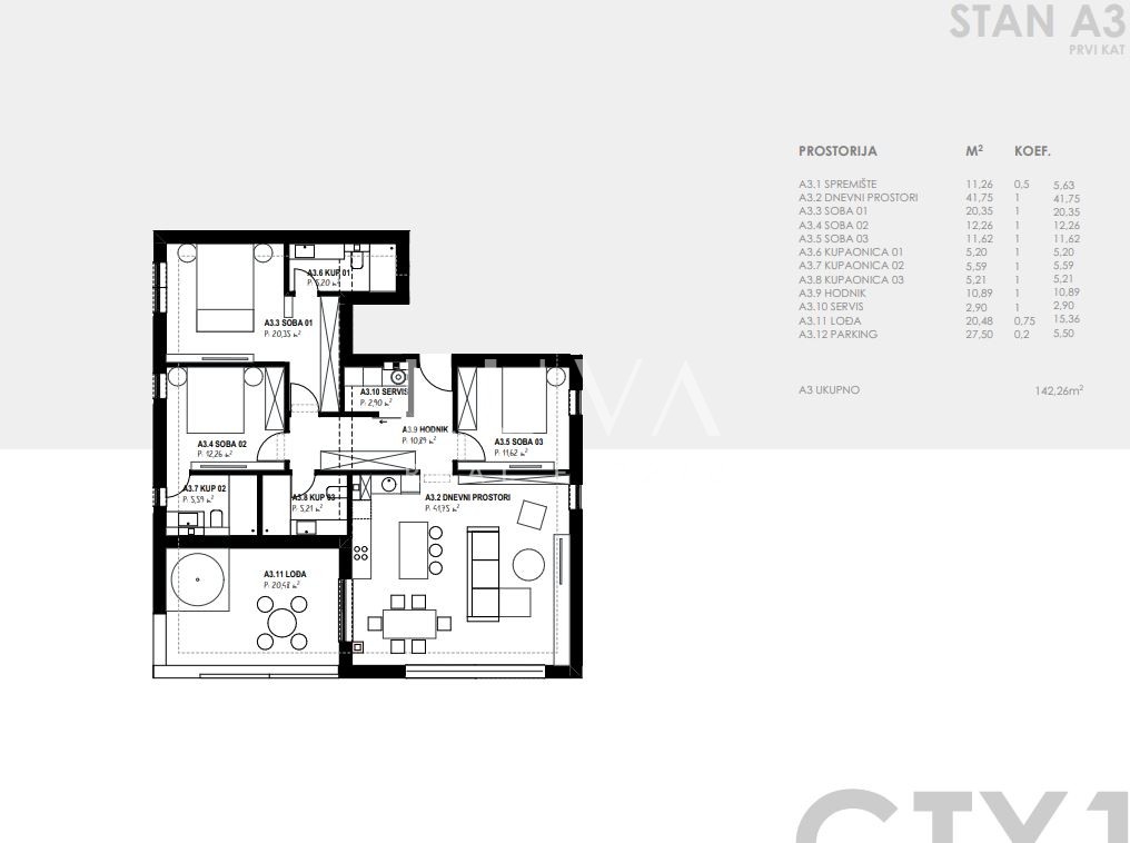 Zadar, Kožino, 1,585 m² building plot with permits, close to the sea