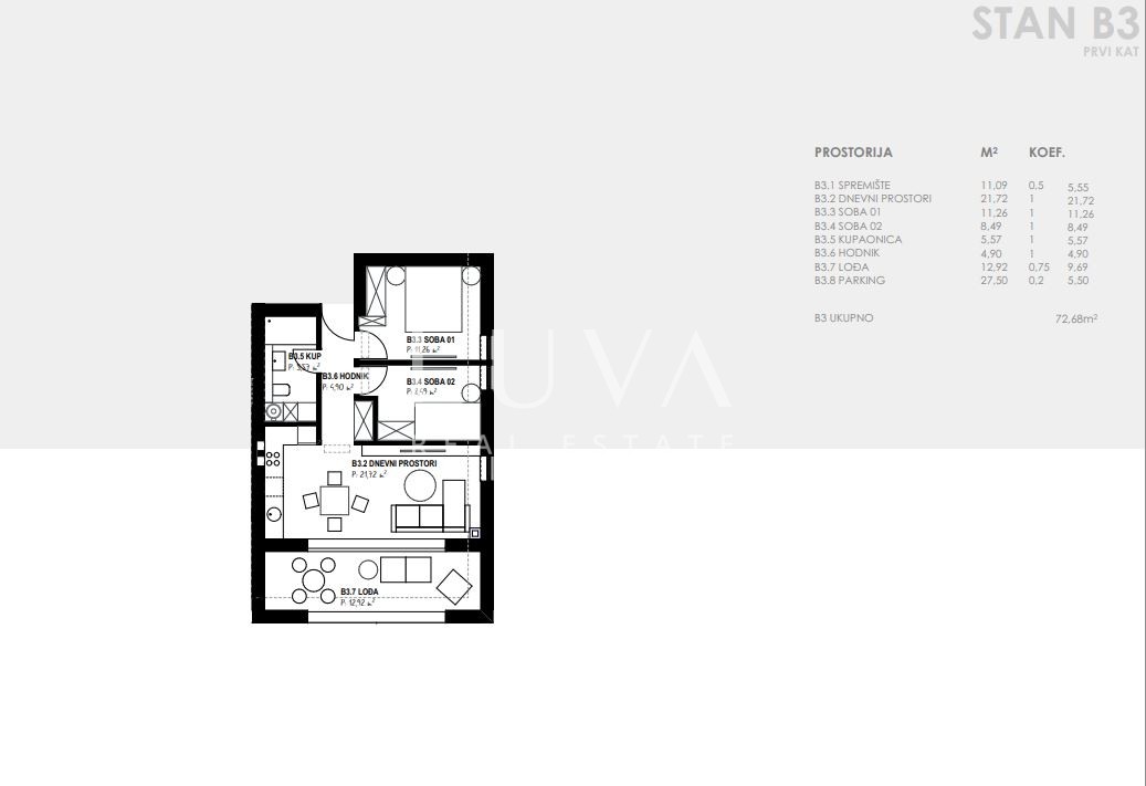 Zadar, Kožino, 1,585 m² building plot with permits, close to the sea