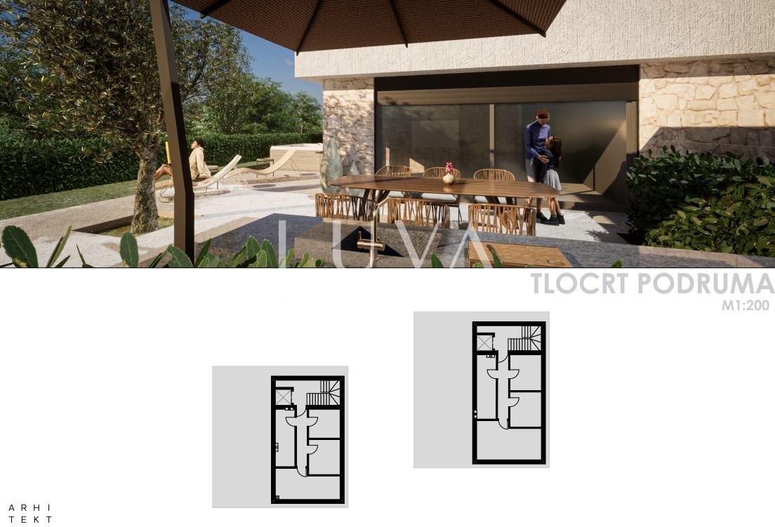 Zadar, Kožino, 1,585 m² building plot with permits, close to the sea
