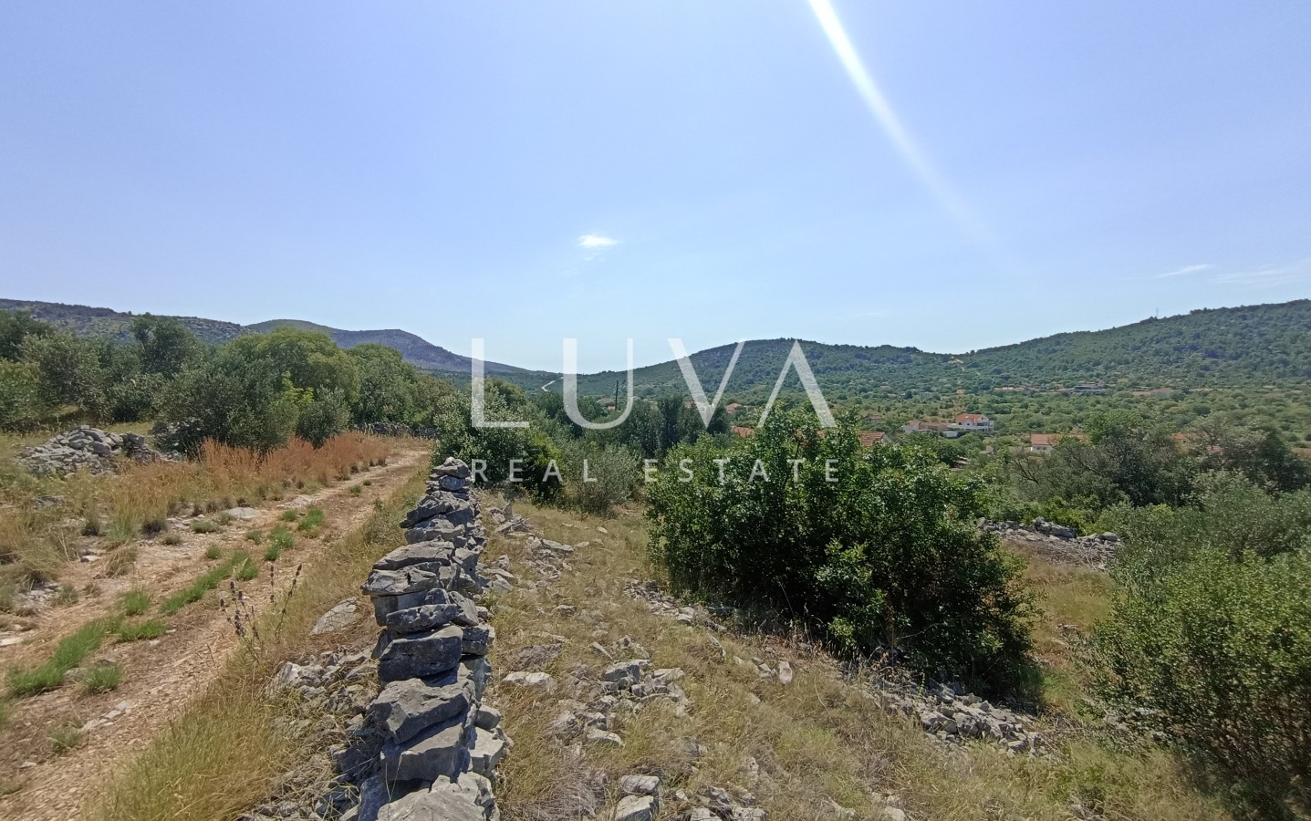 Marina, Vrsine, building plot with building permit, 1,247 m² for sale
