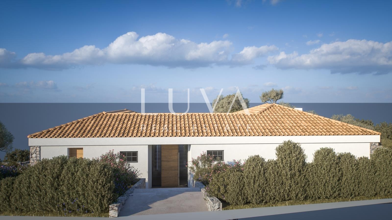 Marina, Vrsine, building plot with building permit, 1,247 m² for sale