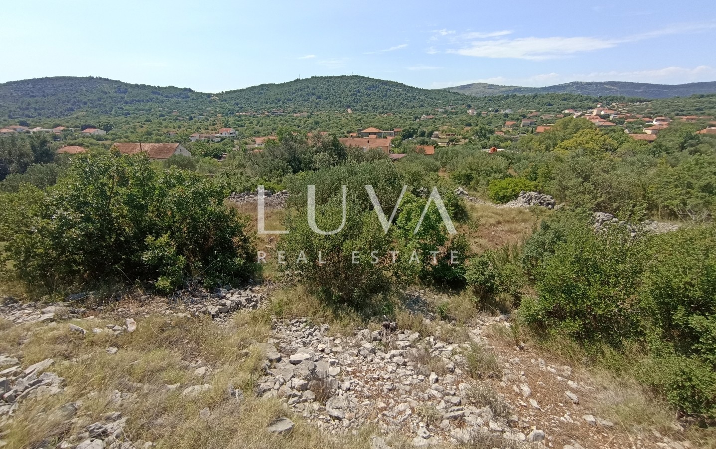 Marina, Vrsine, building plot with building permit, 1,247 m² for sale