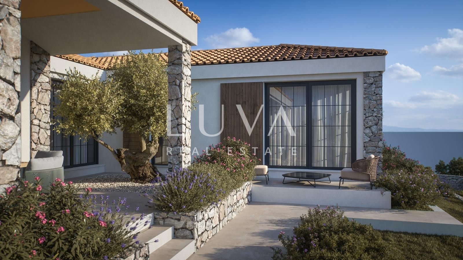 Marina, Vrsine, building plot with building permit, 1,247 m² for sale
