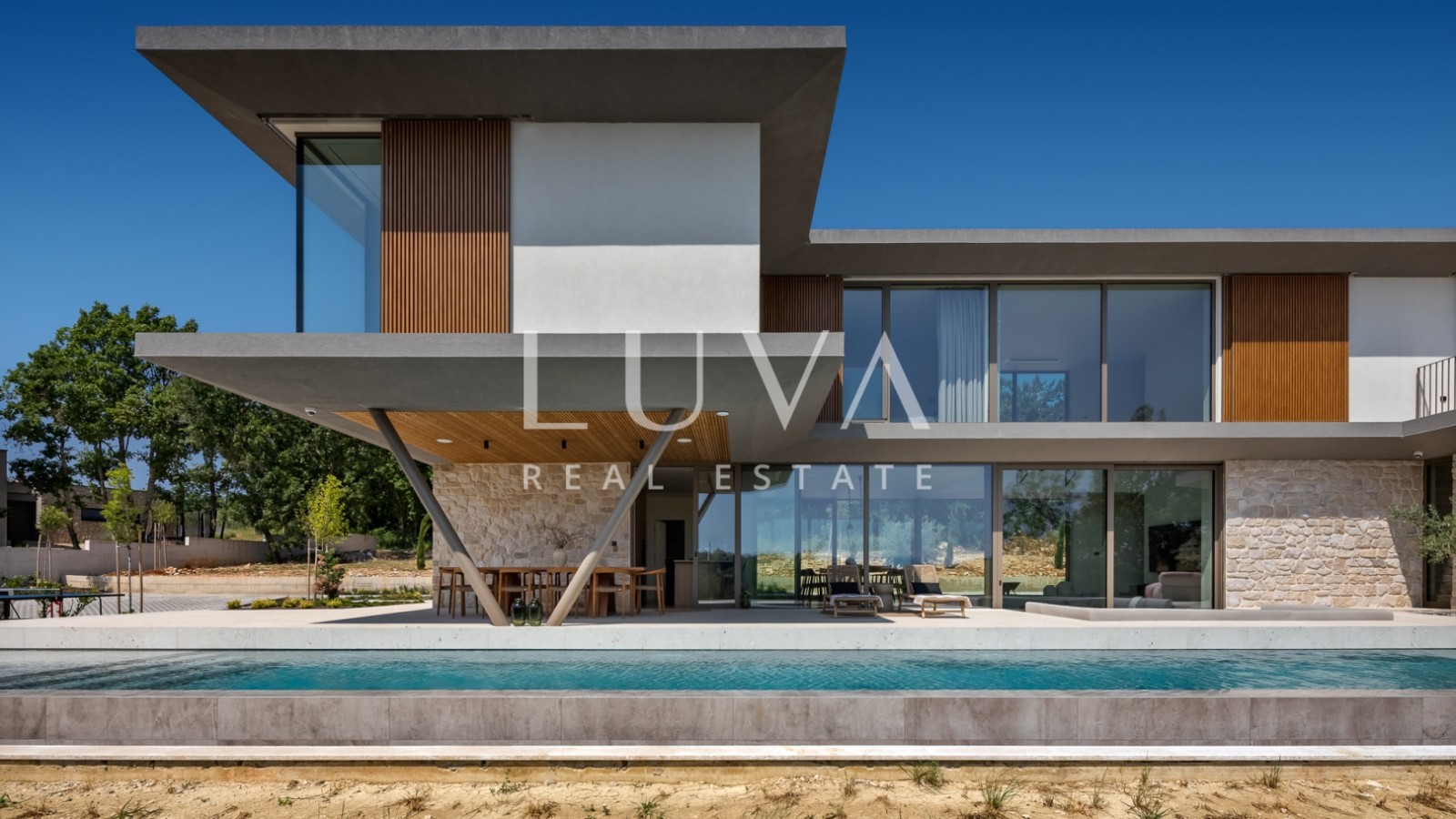Istria, Pazin, luxury designer villa 360 m2, for sale