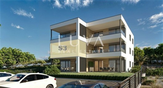 Otok Pag, Mandre, apartman s pogledom na more, 76 m²