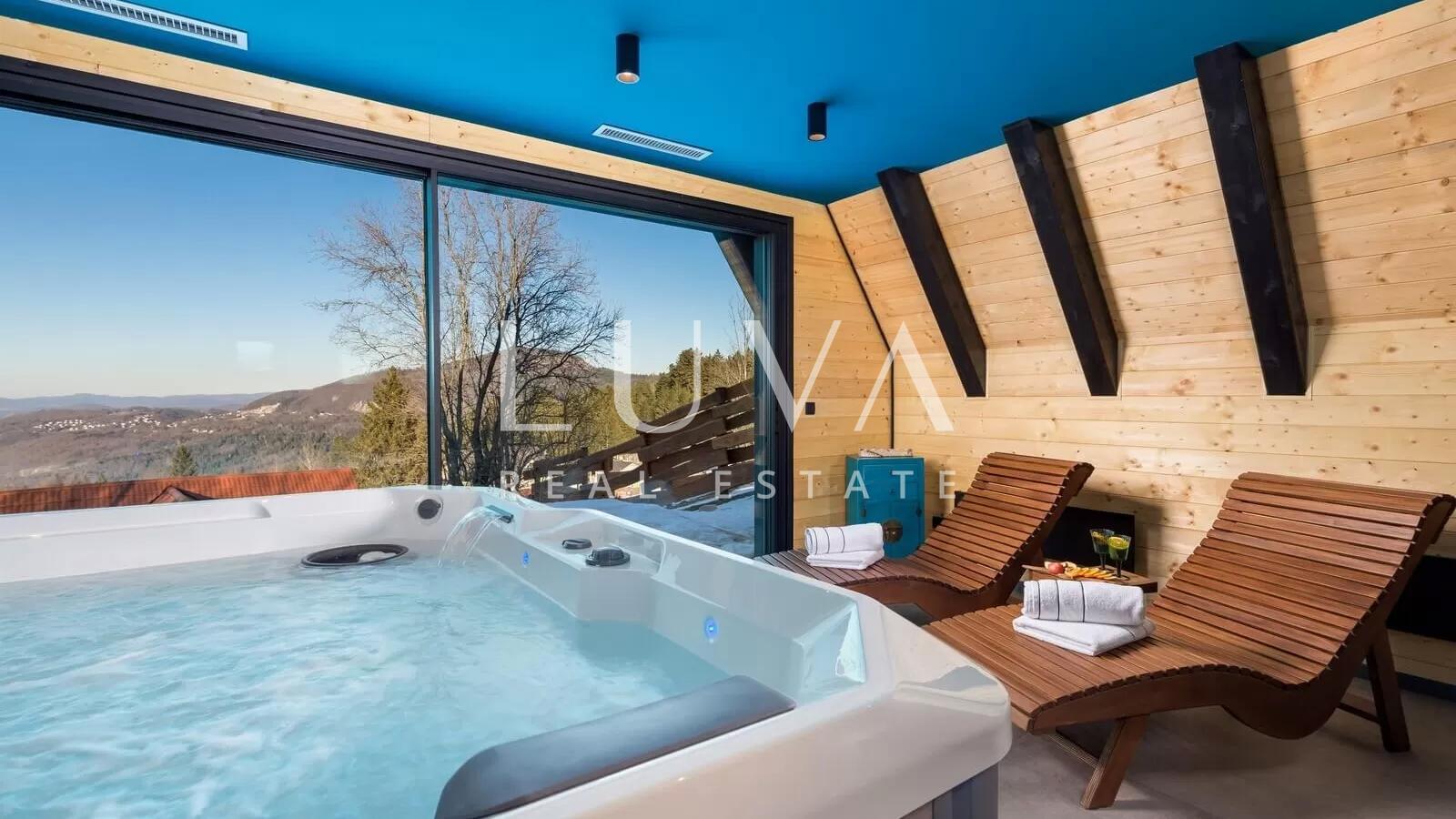 Kupjak, Gorski Kotar, Haus mit Pool und wunderschönem Ausblick zu verkaufen