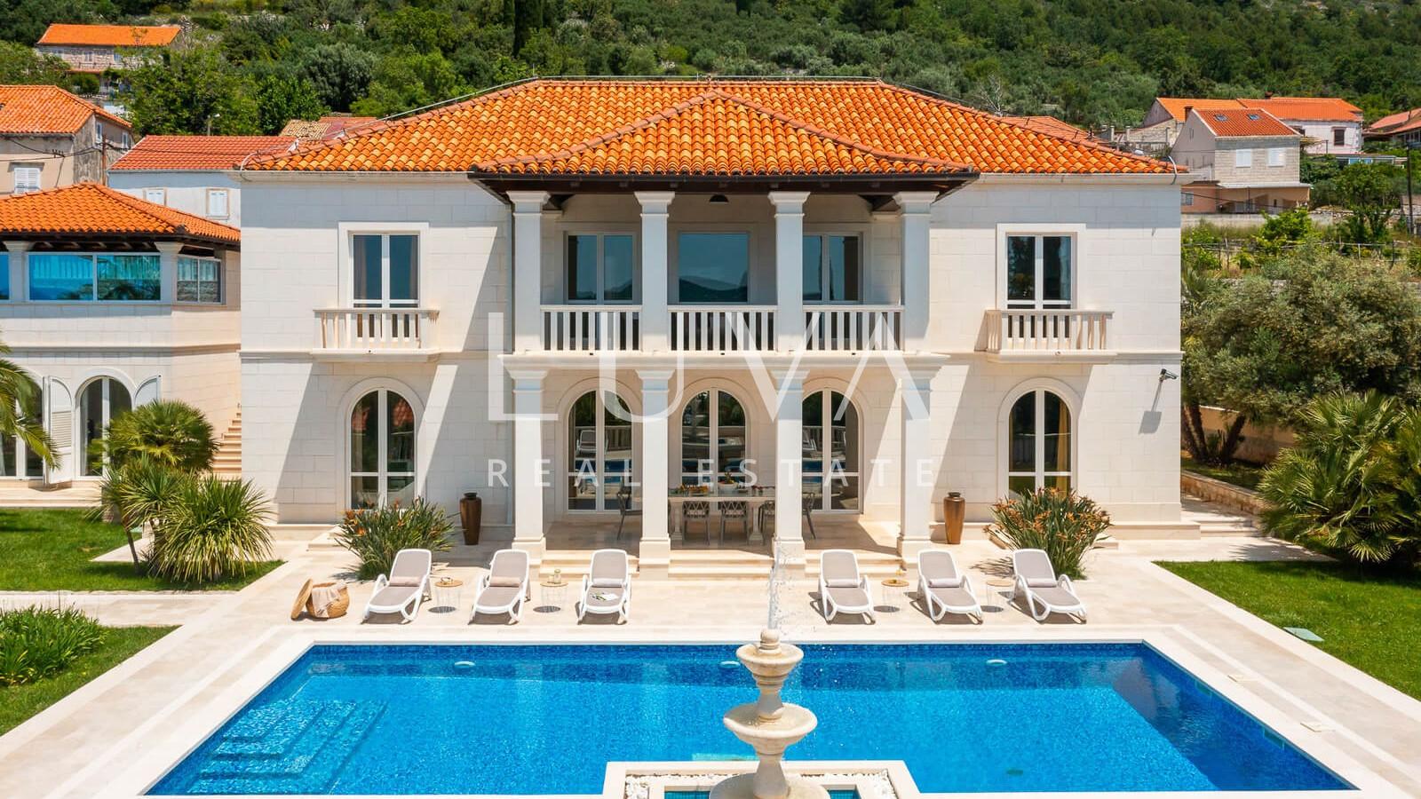 Dubrovnik, Trsteno, luxury villa with pool for sale