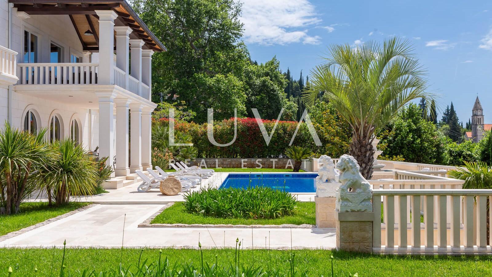 Dubrovnik, Trsteno, luxury villa with pool for sale