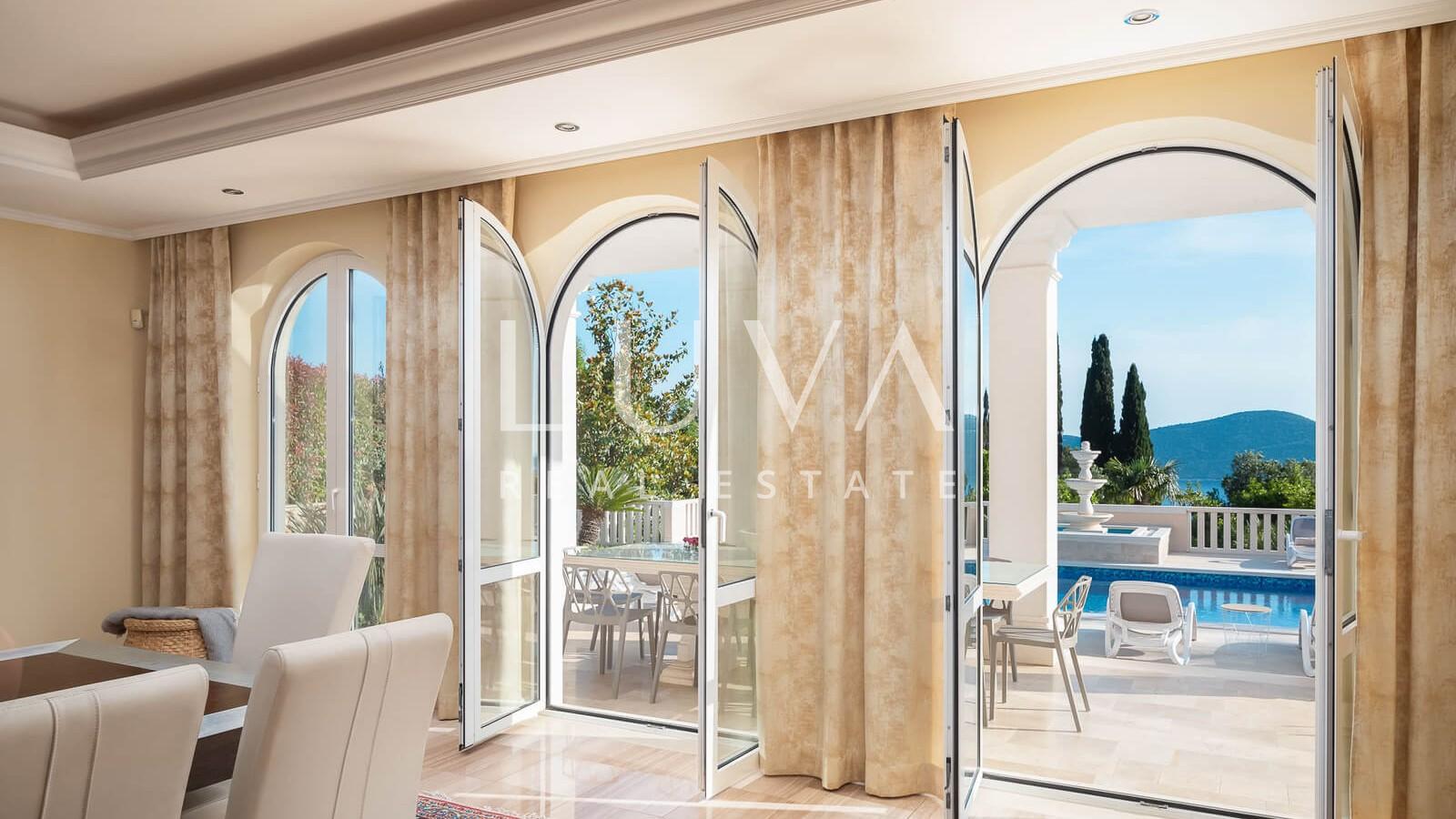 Dubrovnik, Trsteno, luxury villa with pool for sale