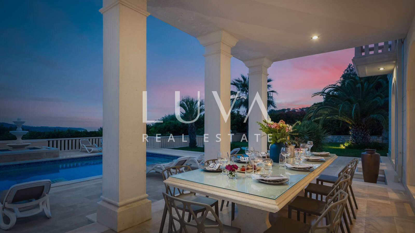 Dubrovnik, Trsteno, luxury villa with pool for sale