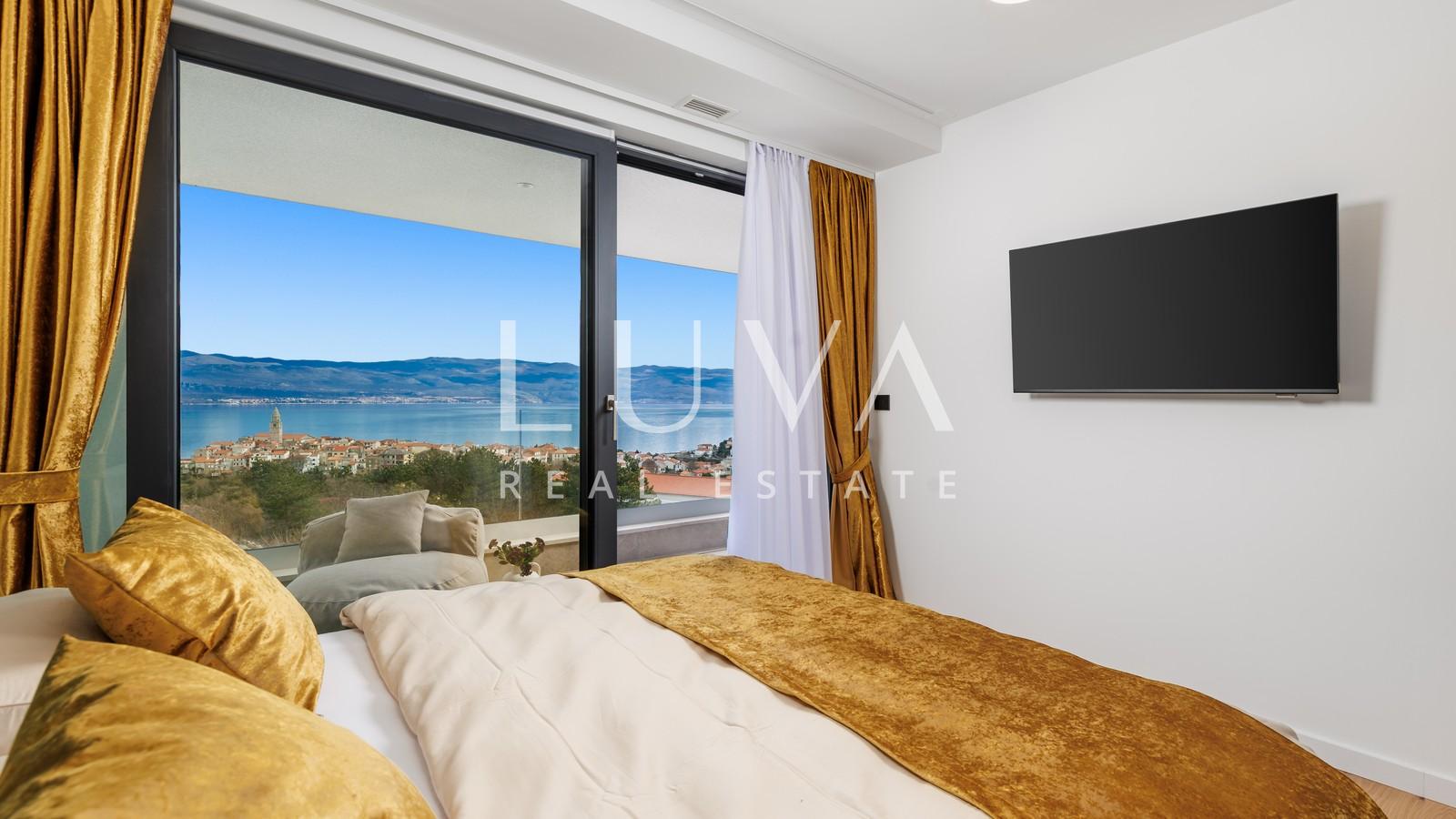 Krk, Vrbnik, Luxusvilla mit Meerblick und Pool, 265 m² zu verkaufen