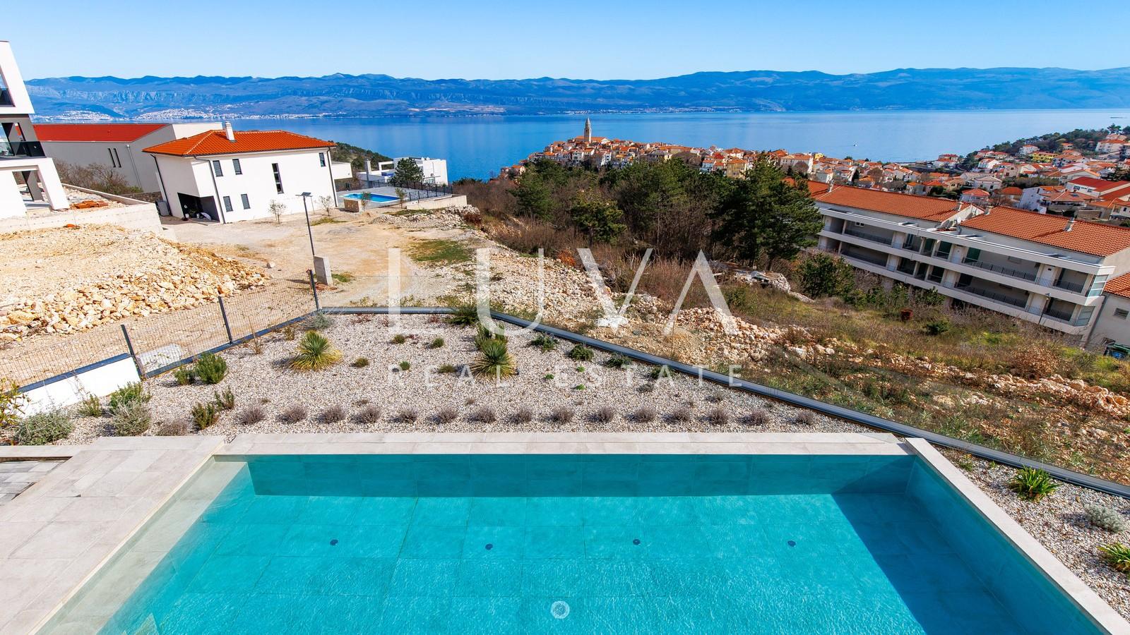Krk, Vrbnik, Luxusvilla mit Meerblick und Pool, 265 m² zu verkaufen