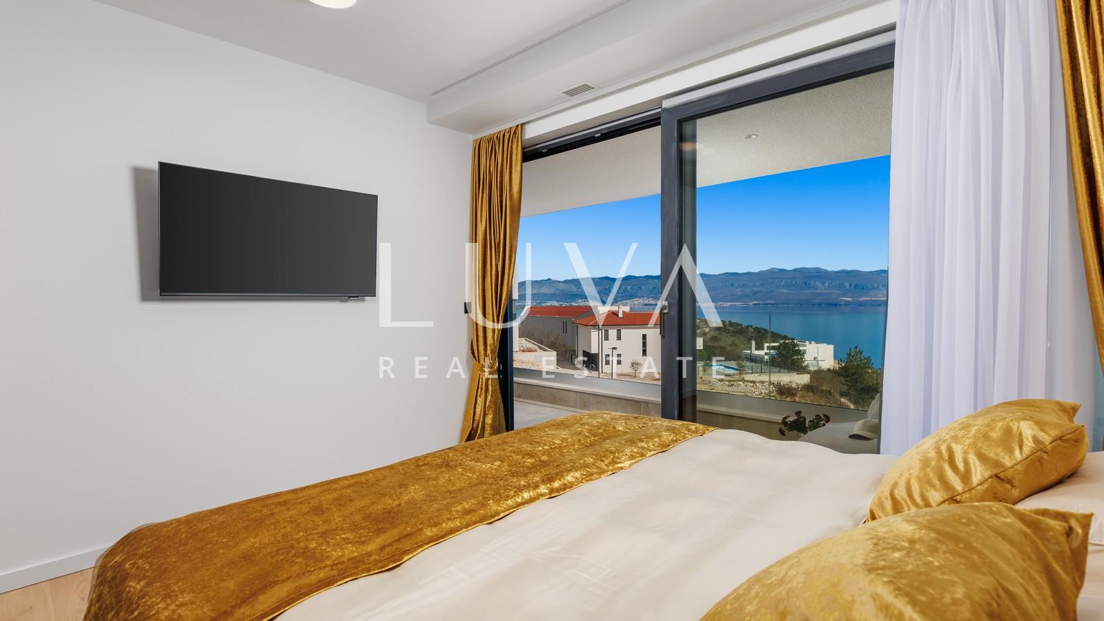 Krk, Vrbnik, Luxusvilla mit Meerblick und Pool, 265 m² zu verkaufen