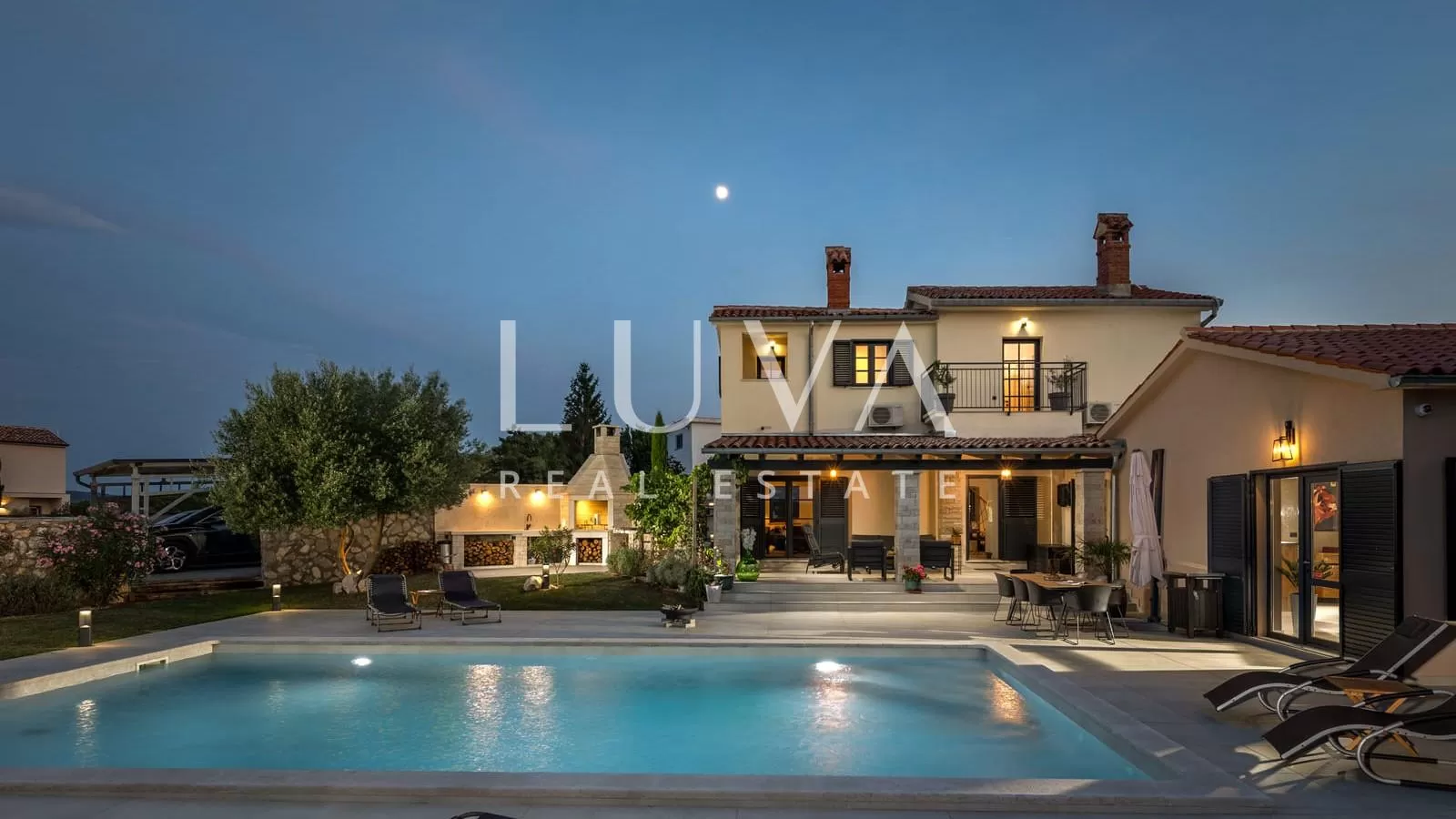 Labin, Istria, luxury villa with pool for sale