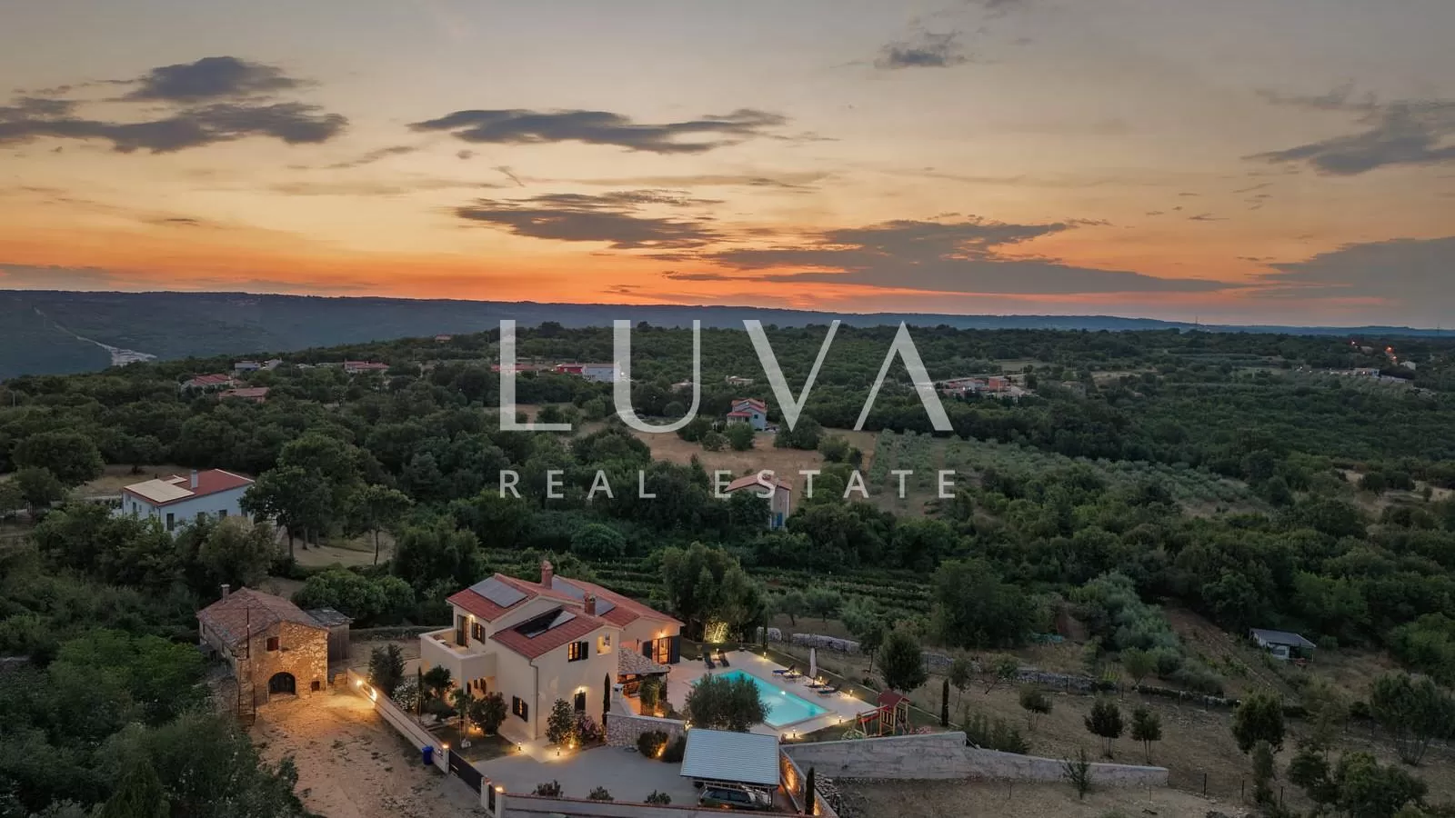 Labin, Istria, luxury villa with pool for sale