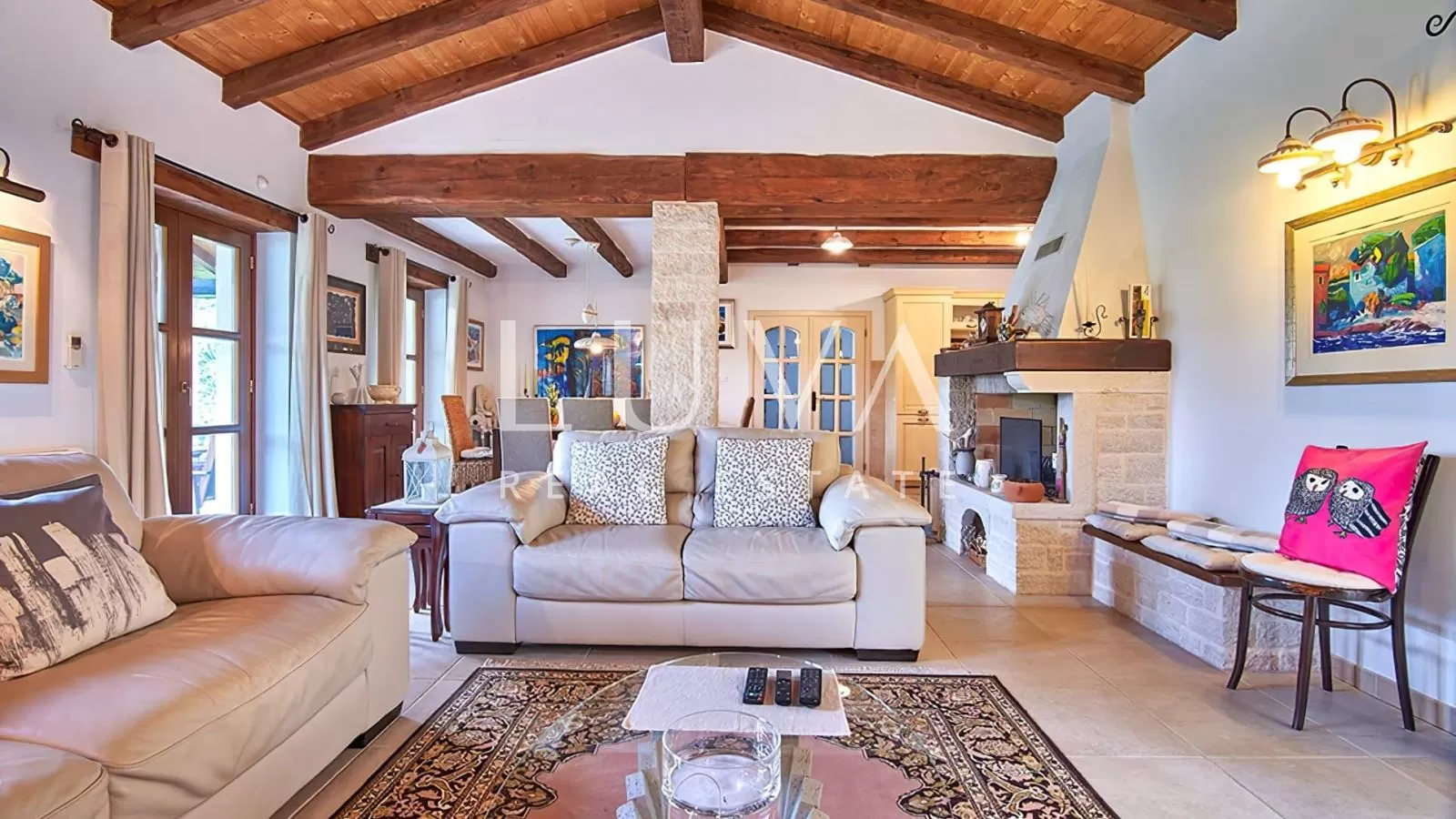 Karojba, Motovun, Istria, stone house with pool for sale