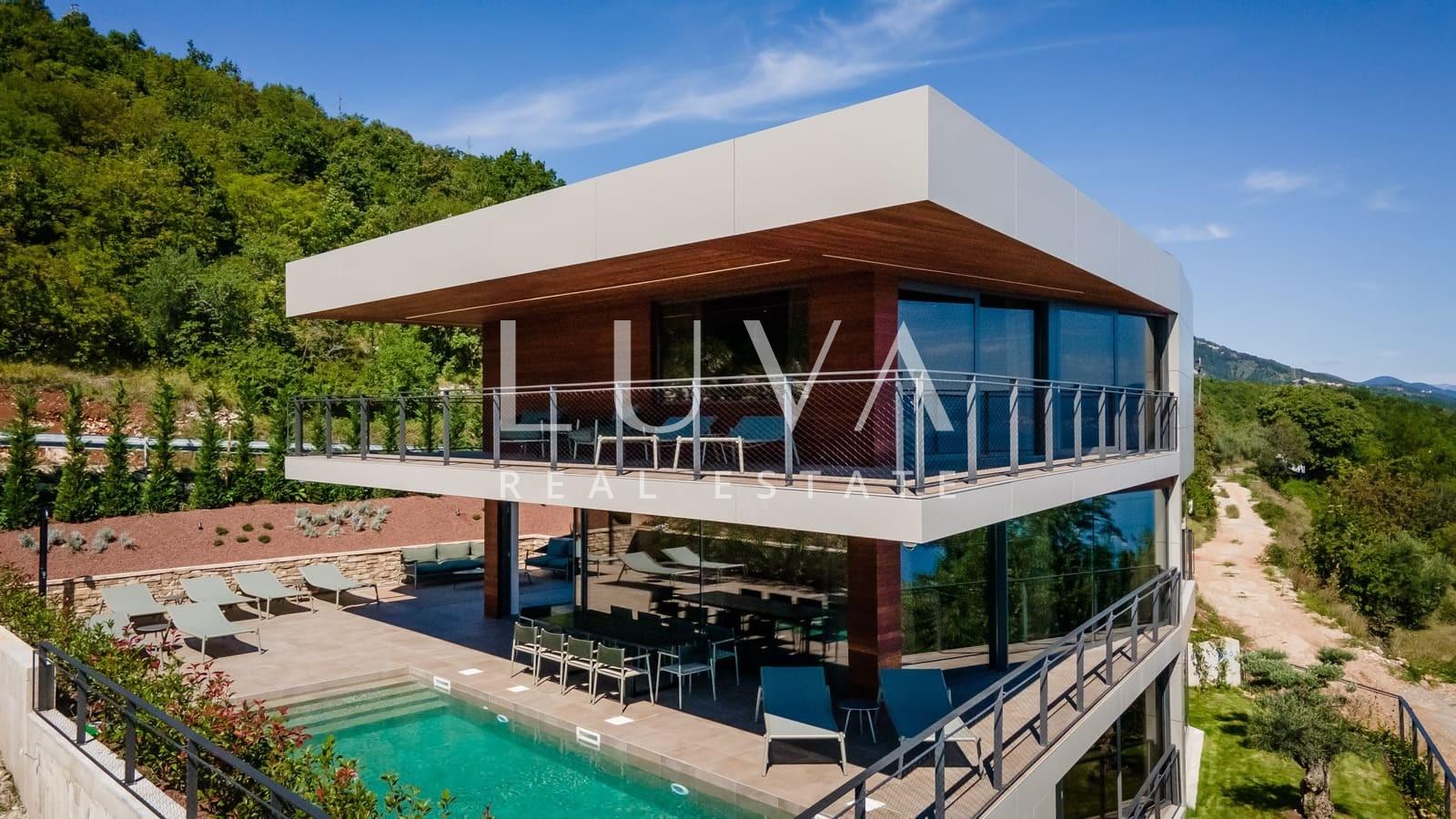 Opatija, Mošćenice, luxury villa with sea view for sale