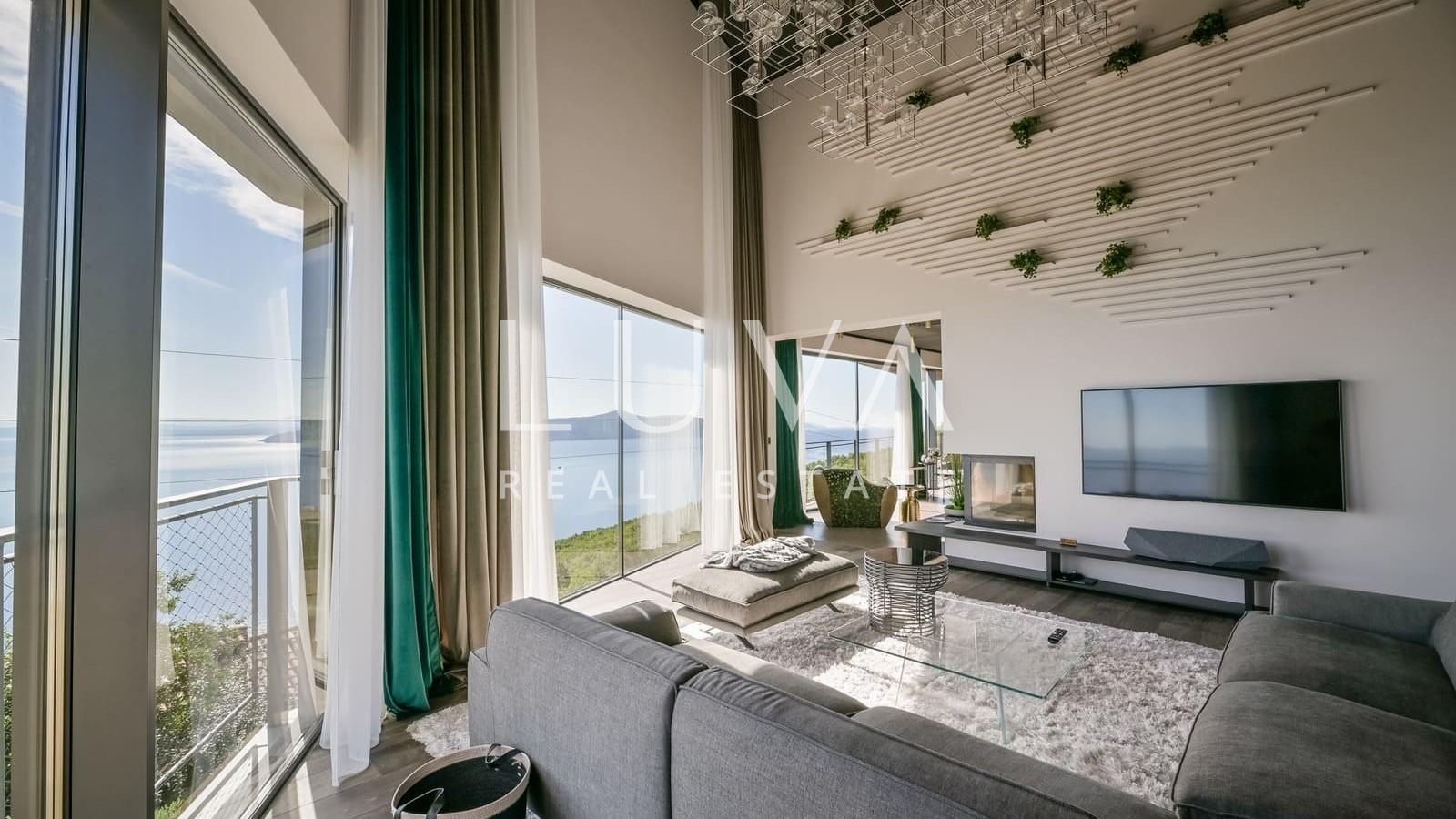 Opatija, Mošćenice, luxury villa with sea view for sale