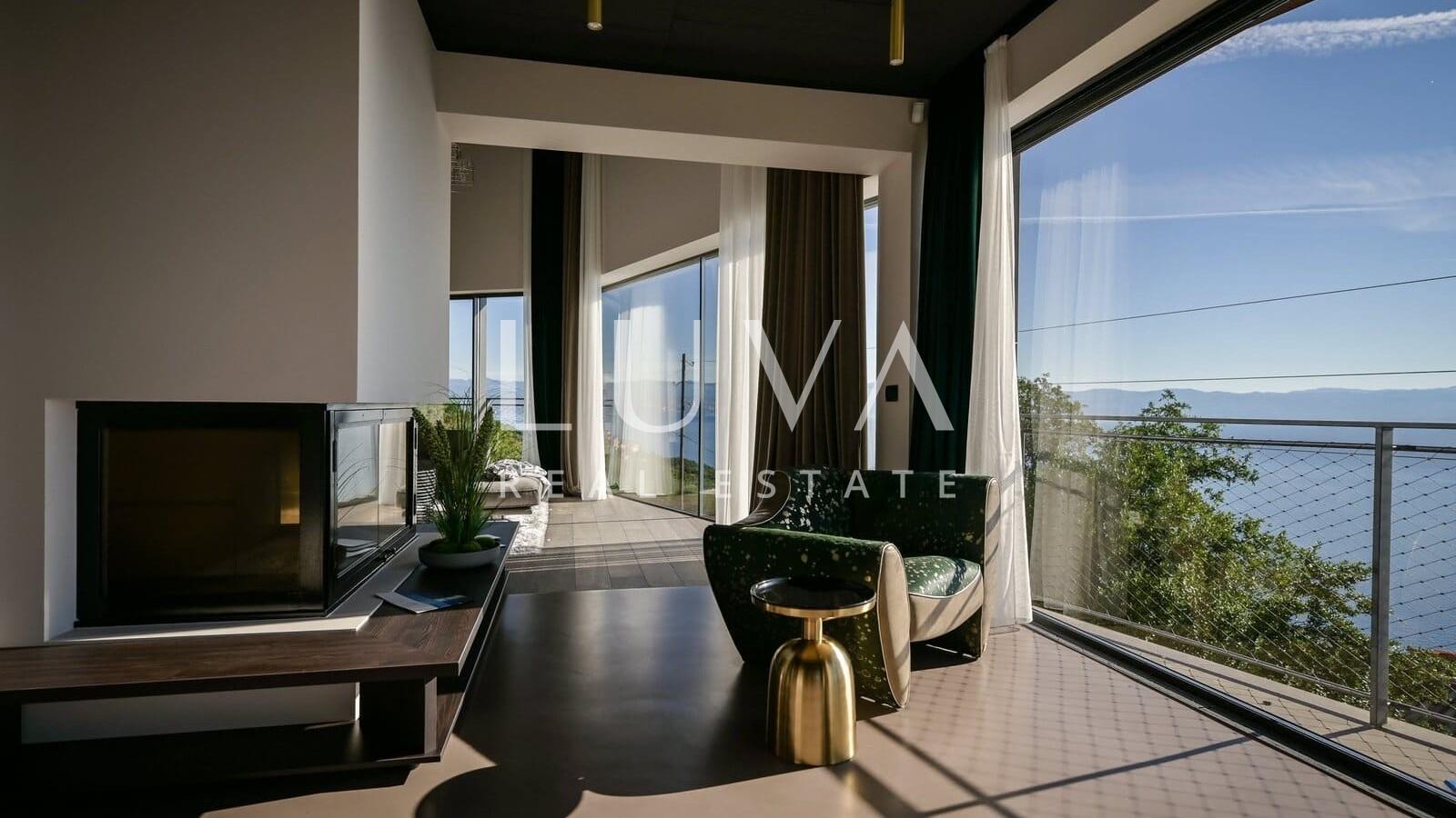 Opatija, Mošćenice, luxury villa with sea view for sale