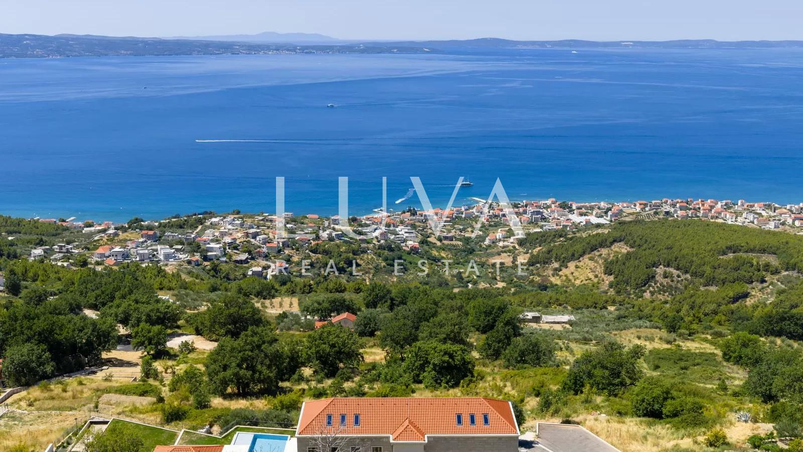 Podstrana, Split, luksuzna vila s bazenom za dugoročni najam