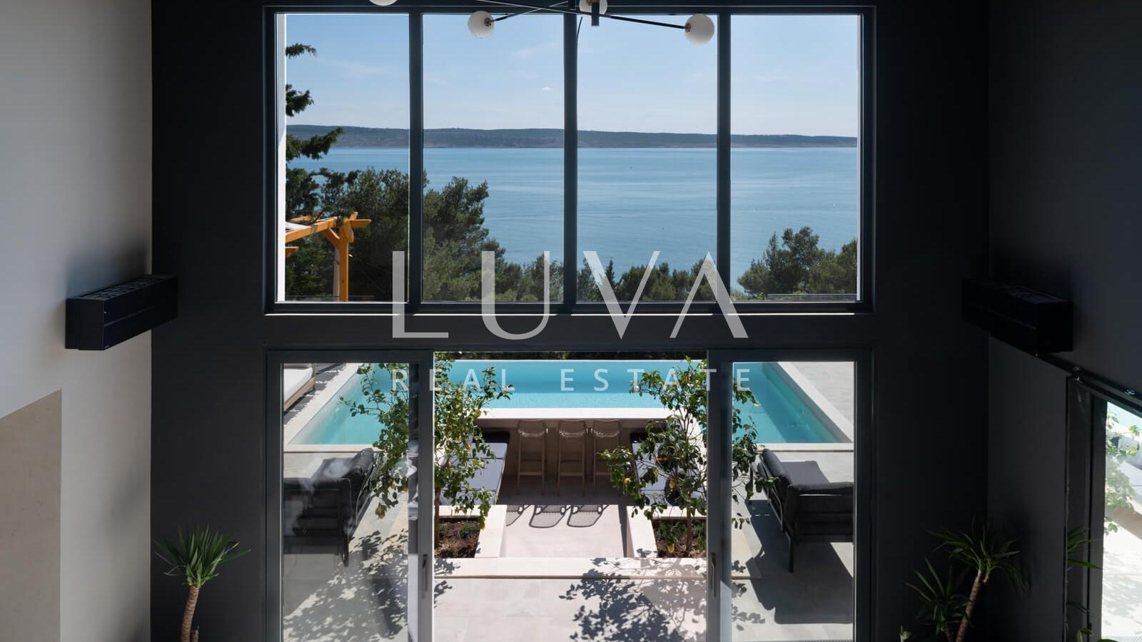 Starigrad, Luxusvilla mit Pool und Meerblick