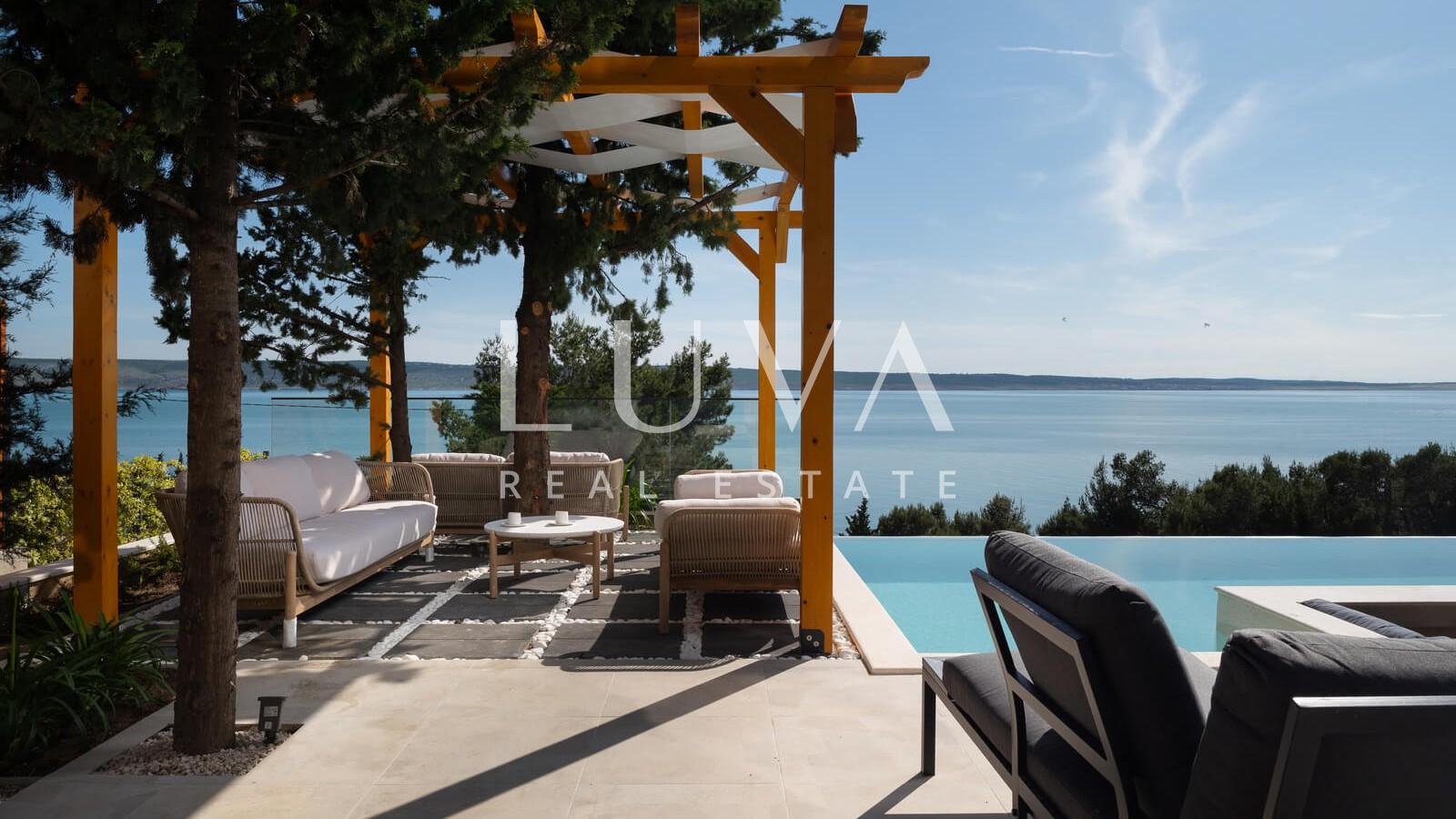 Starigrad, Luxusvilla mit Pool und Meerblick