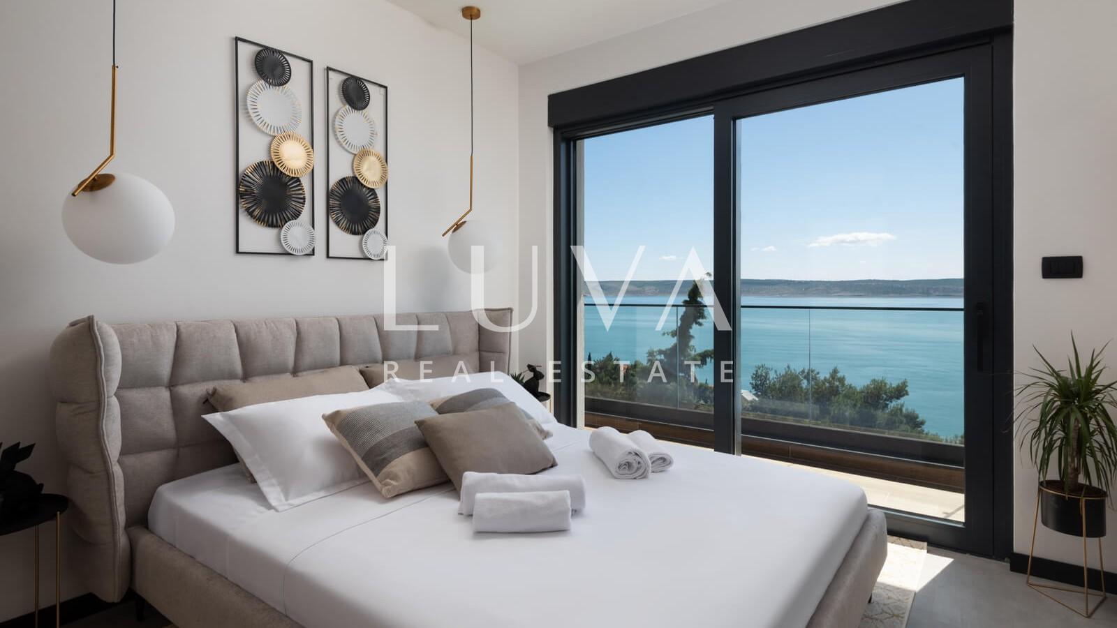 Starigrad, Luxusvilla mit Pool und Meerblick