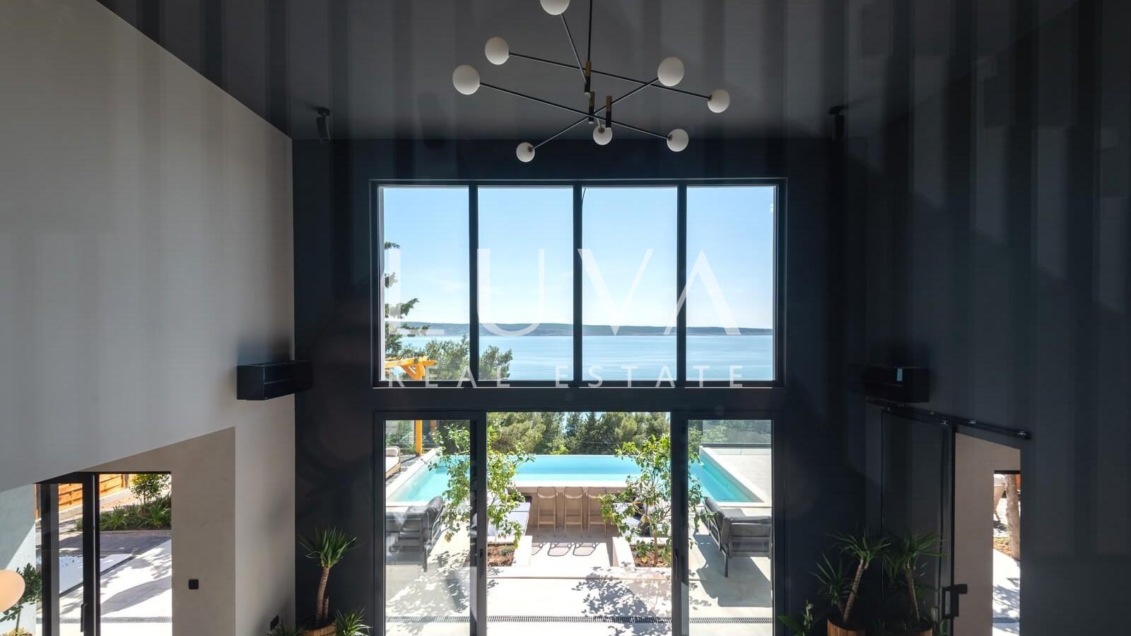 Starigrad, Luxusvilla mit Pool und Meerblick