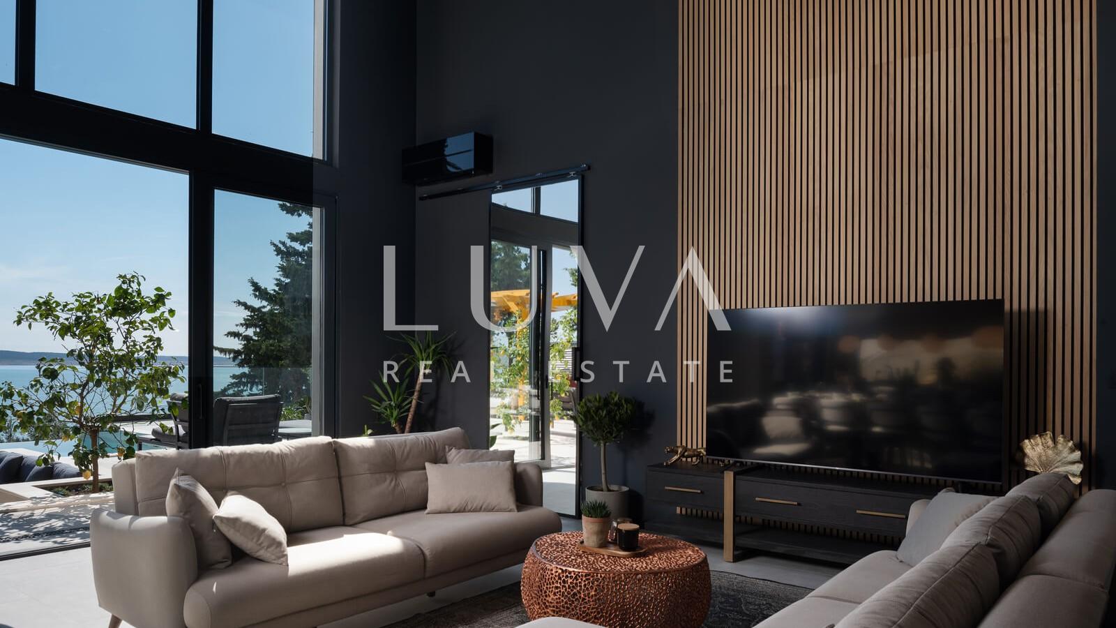 Starigrad, Luxusvilla mit Pool und Meerblick