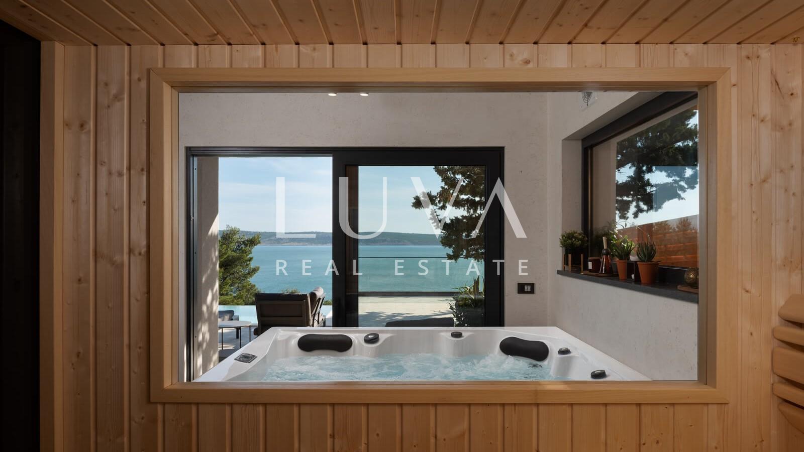 Starigrad, Luxusvilla mit Pool und Meerblick