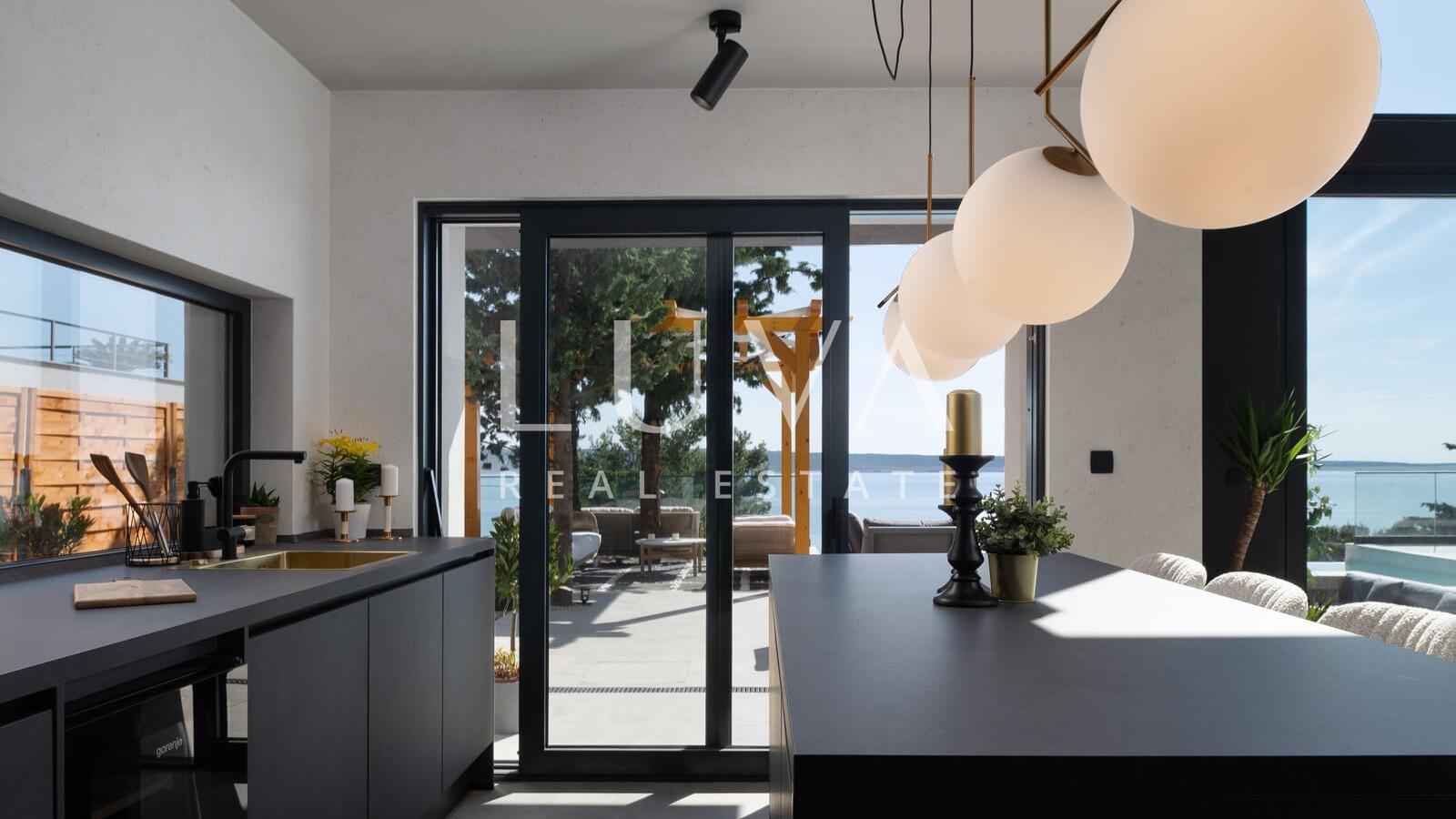 Starigrad, Luxusvilla mit Pool und Meerblick