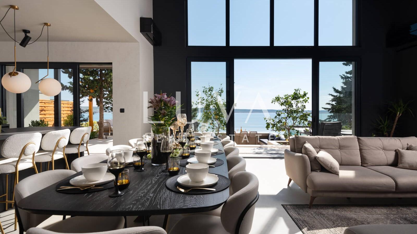 Starigrad, Luxusvilla mit Pool und Meerblick