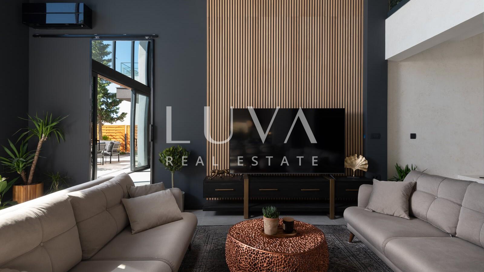 Starigrad, Luxusvilla mit Pool und Meerblick