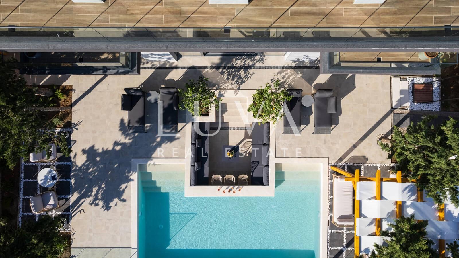 Starigrad, Luxusvilla mit Pool und Meerblick