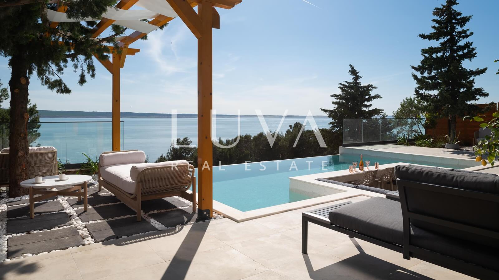 Starigrad, Luxusvilla mit Pool und Meerblick
