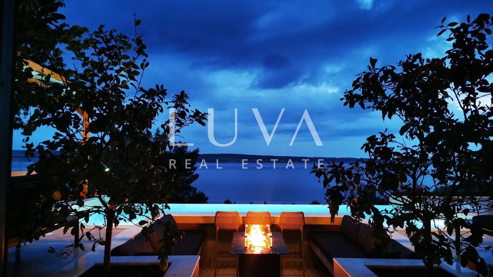 Starigrad, Luxusvilla mit Pool und Meerblick