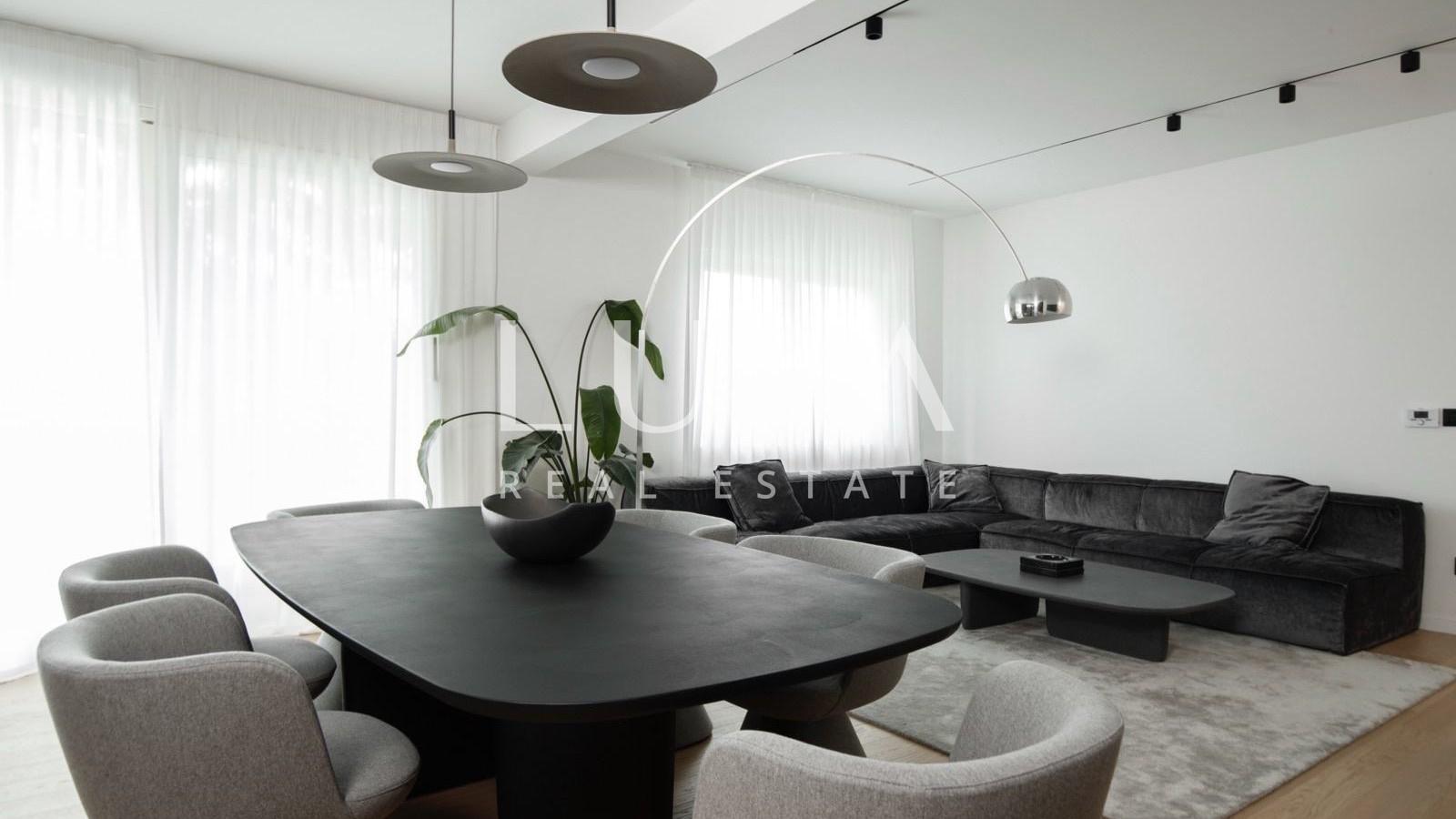 Zagreb, Srebrnjak, designer eingerichtete Wohnung zur Miete